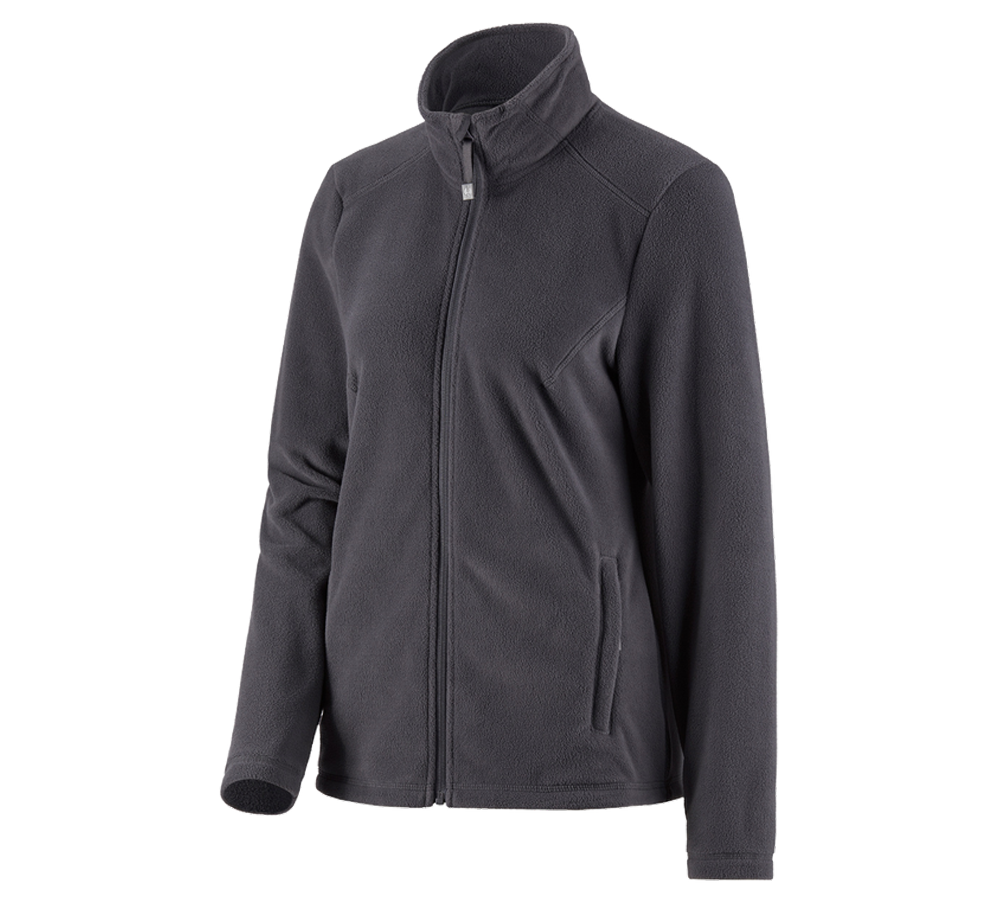 Work Jackets: e.s. Fleece jacket CI, ladies' + anthracite
