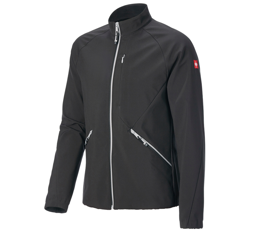 Clothing: Softshell jacket e.s.ambition + black/platinum