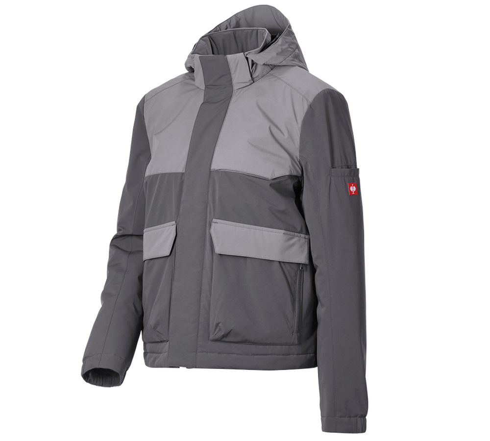 Clothing: Winter jacket e.s.trail pure, ladies' + carbongrey/basaltgrey