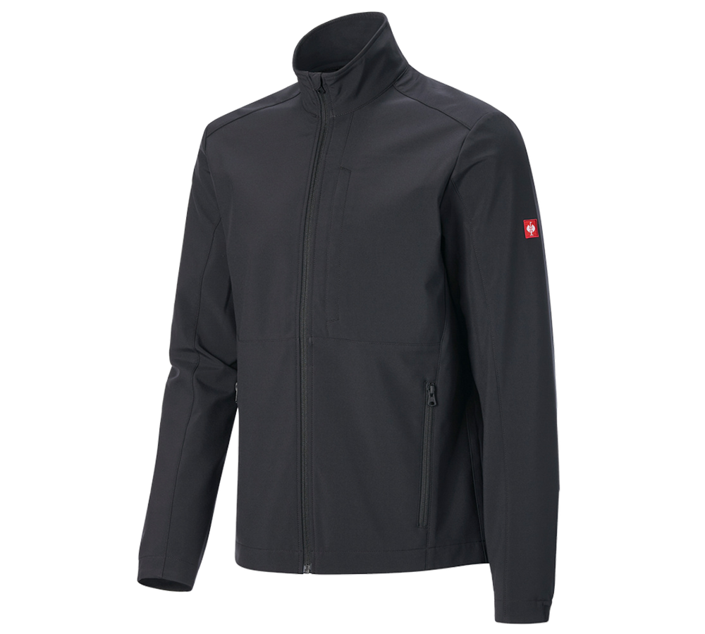 Work Jackets: Softshell jacket e.s.trail pure + black