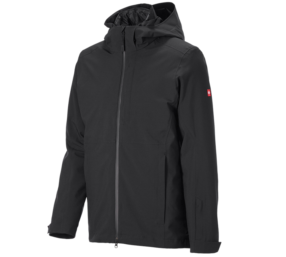 Clothing: 3 in 1 functional jacket e.s.trail snow + black