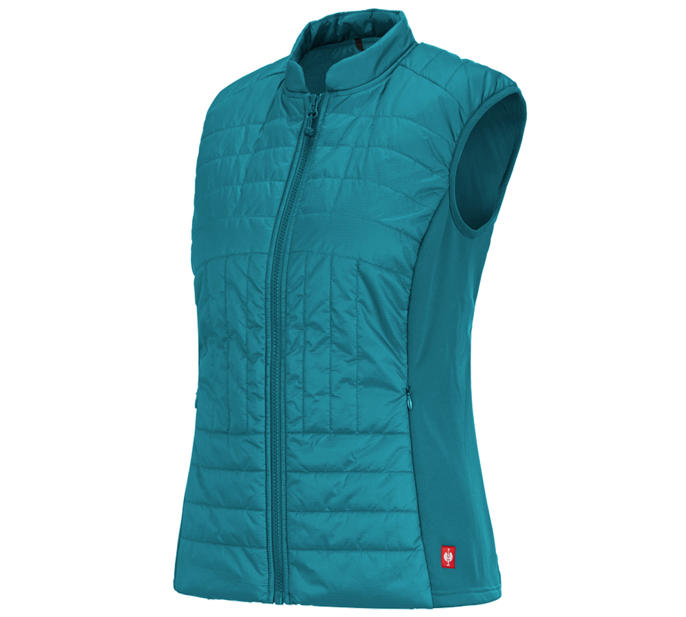 Gardening / Forestry / Farming: e.s. Function quilted bodywarmer thermo stretch,l. + ocean
