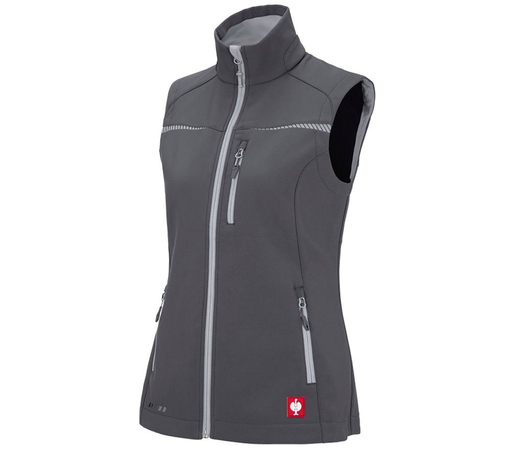 Joiners / Carpenters: Softshell bodywarmer e.s.motion 2020, ladies' + anthracite/platinum