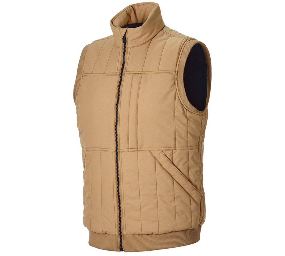 Clothing: Bodywarmer e.s.iconic + almondbrown