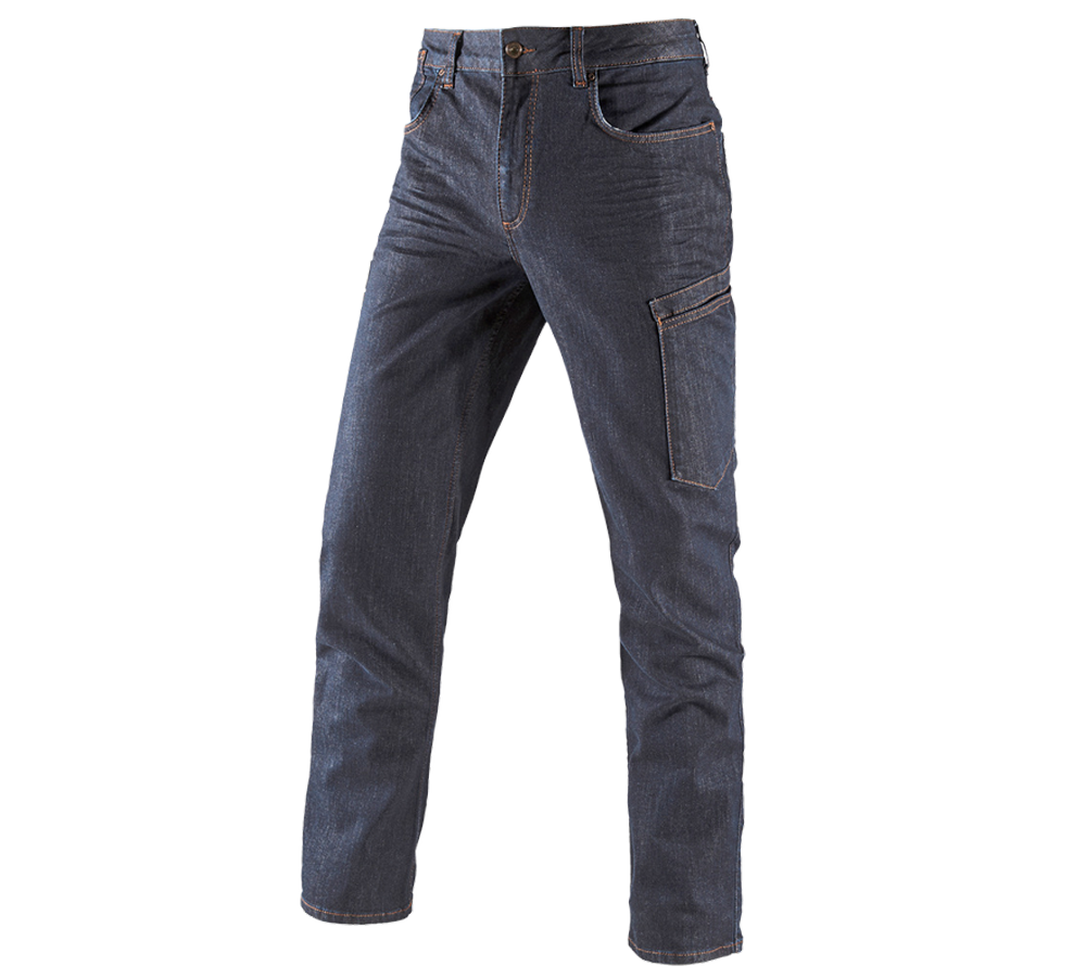 jeans med 7 lommer mørkdenim | Engelbert Strauss
