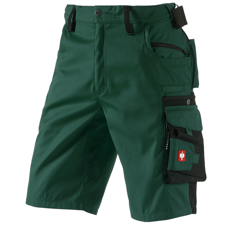 VVS-installatør / Blikkenslager: Shorts e.s.motion + grøn/sort