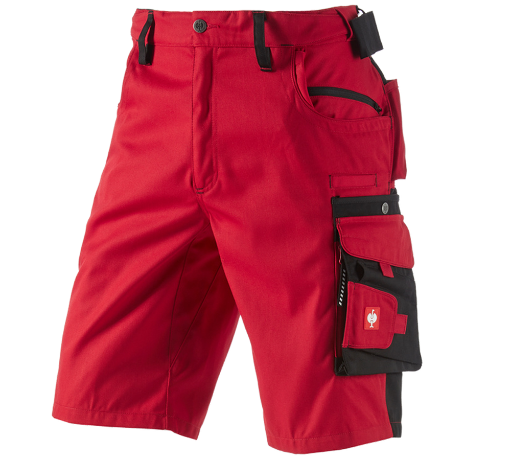 Arbejdsbukser: Shorts e.s.motion + rød/sort