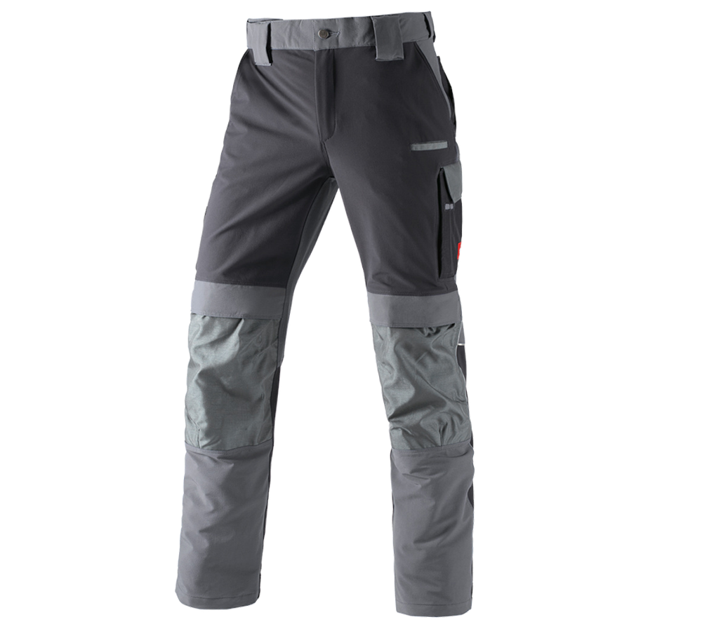 Gardening / Forestry / Farming: Functional trousers e.s.dynashield + cement/graphite