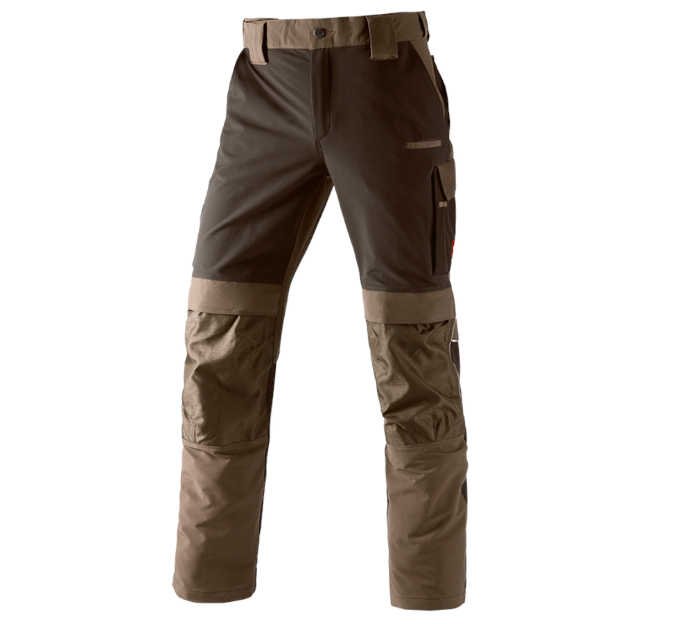 Work Trousers: Functional trousers e.s.dynashield + hazelnut/chestnut