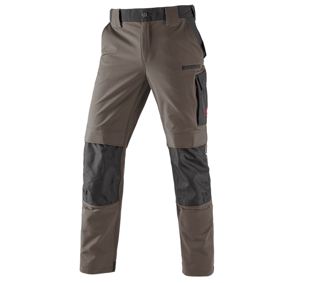 Gardening / Forestry / Farming: Functional trousers e.s.dynashield + stone/black