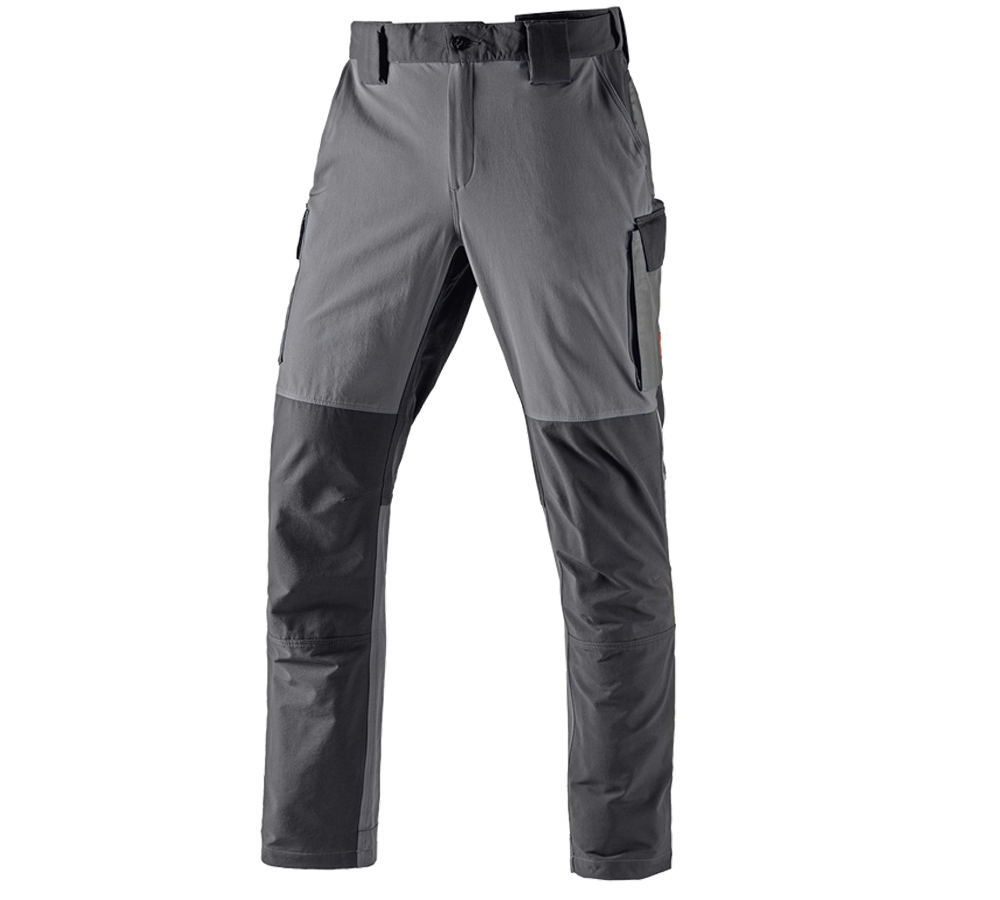 Joiners / Carpenters: Functional cargo trousers e.s.dynashield + cement/graphite