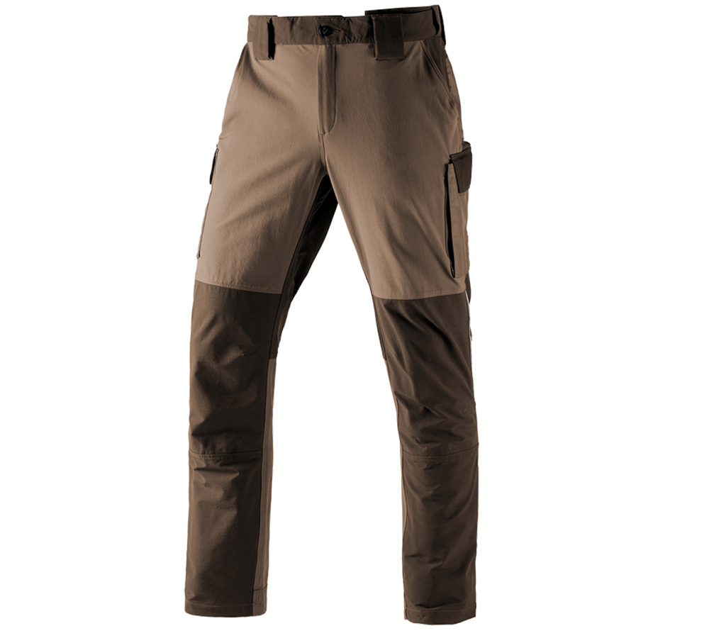 Joiners / Carpenters: Functional cargo trousers e.s.dynashield + hazelnut/chestnut