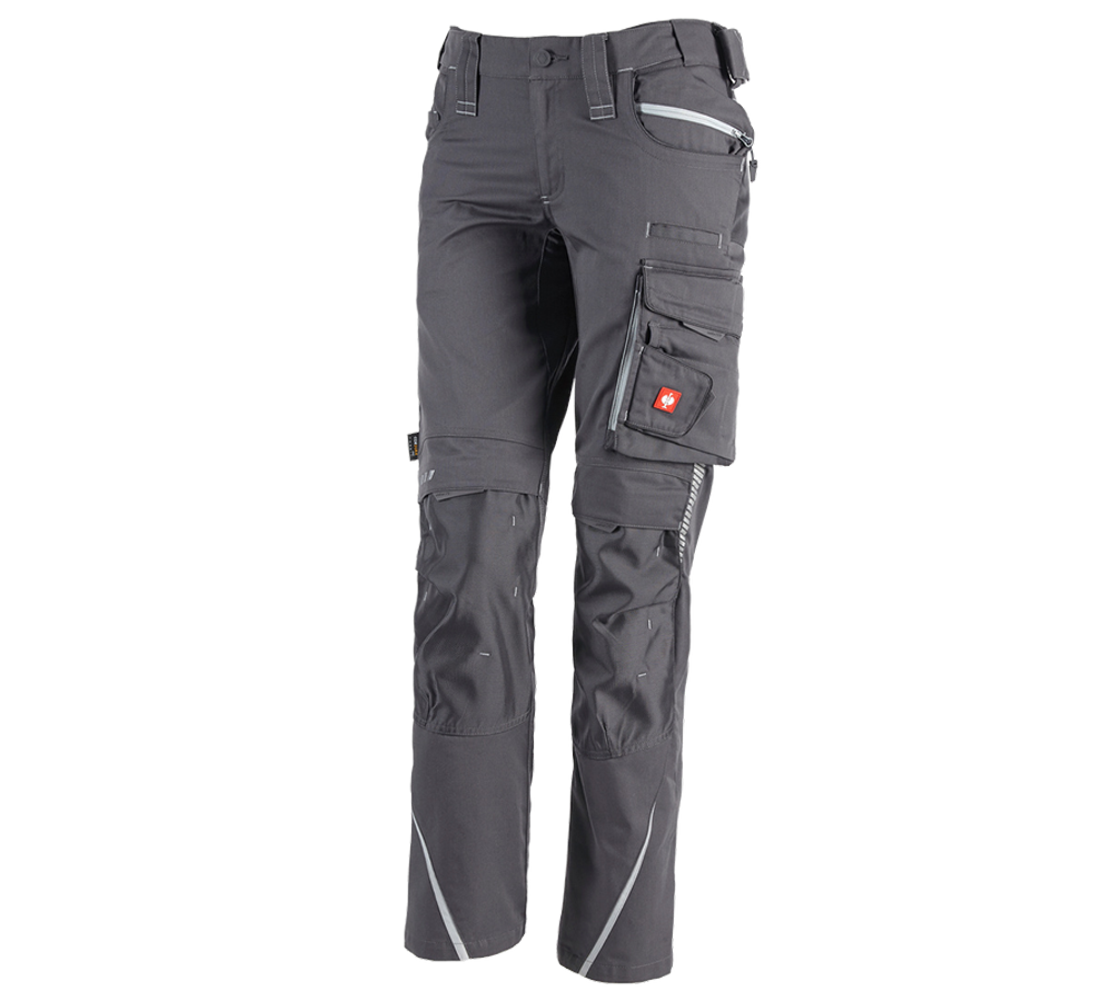 Gardening / Forestry / Farming: Ladies' trousers e.s.motion 2020 winter + anthracite/platinum