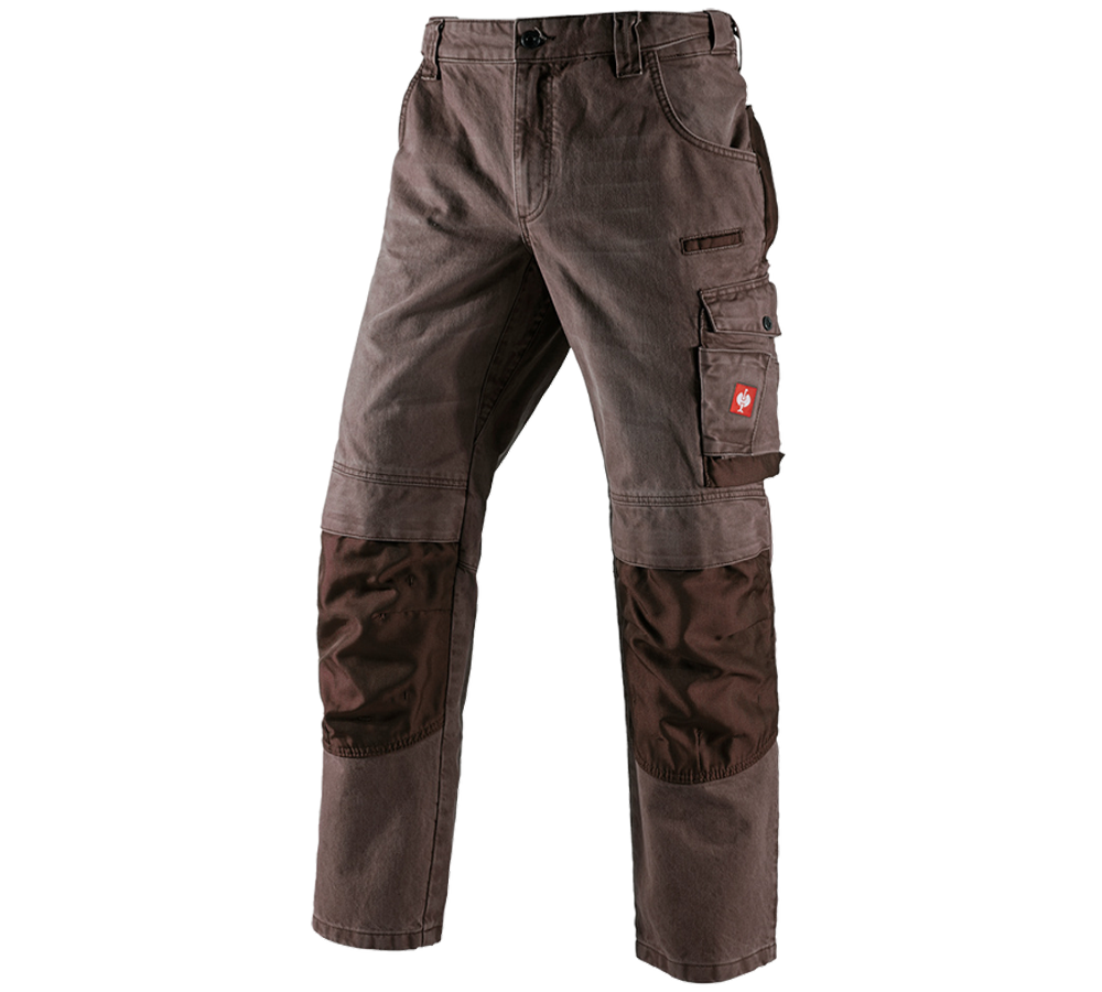 Gartneri / Landbrug / Skovbrug: Jeans e.s.motion denim + kastanje