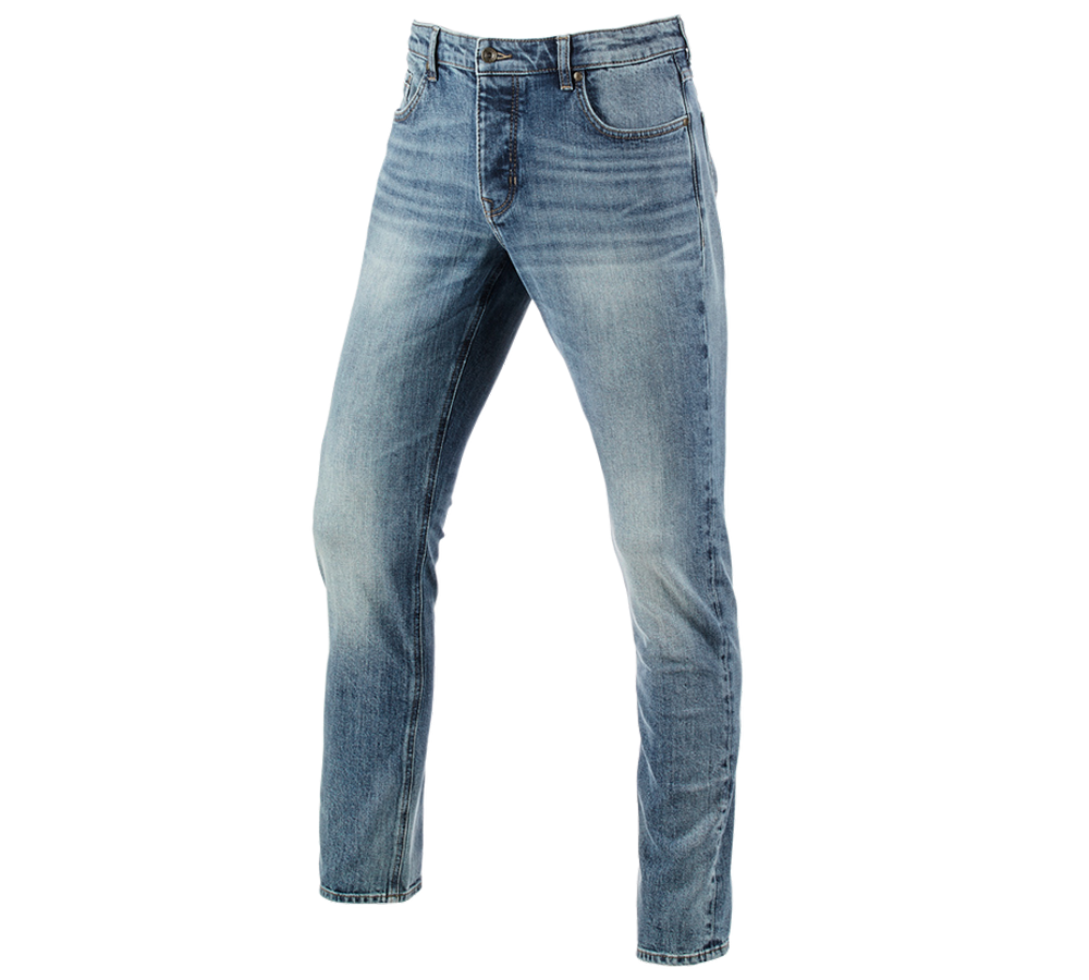 Topics: e.s. 5-pocket stretch jeans, slim + stonewashed