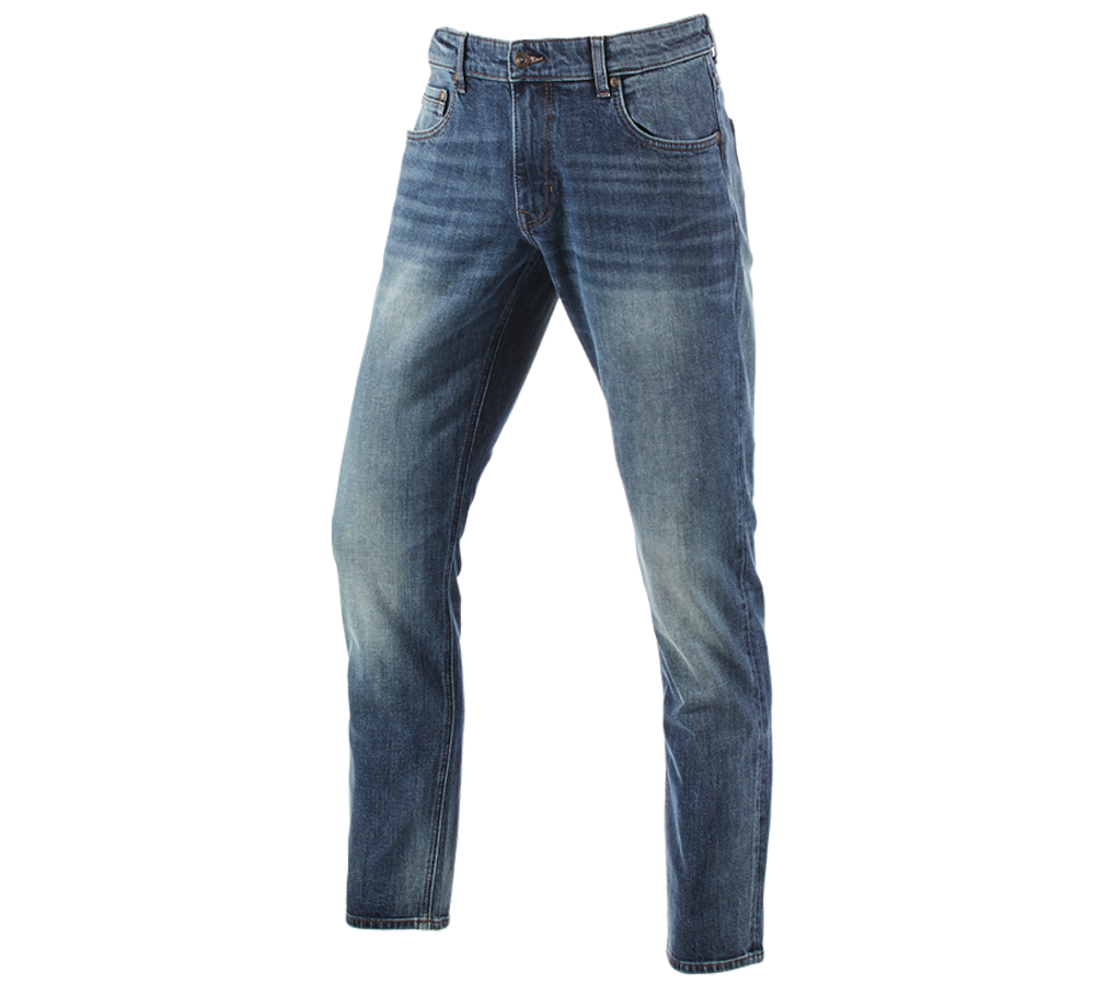 Arbejdsbukser: e.s. 5-pocket-stretch-jeans, straight + mediumwashed