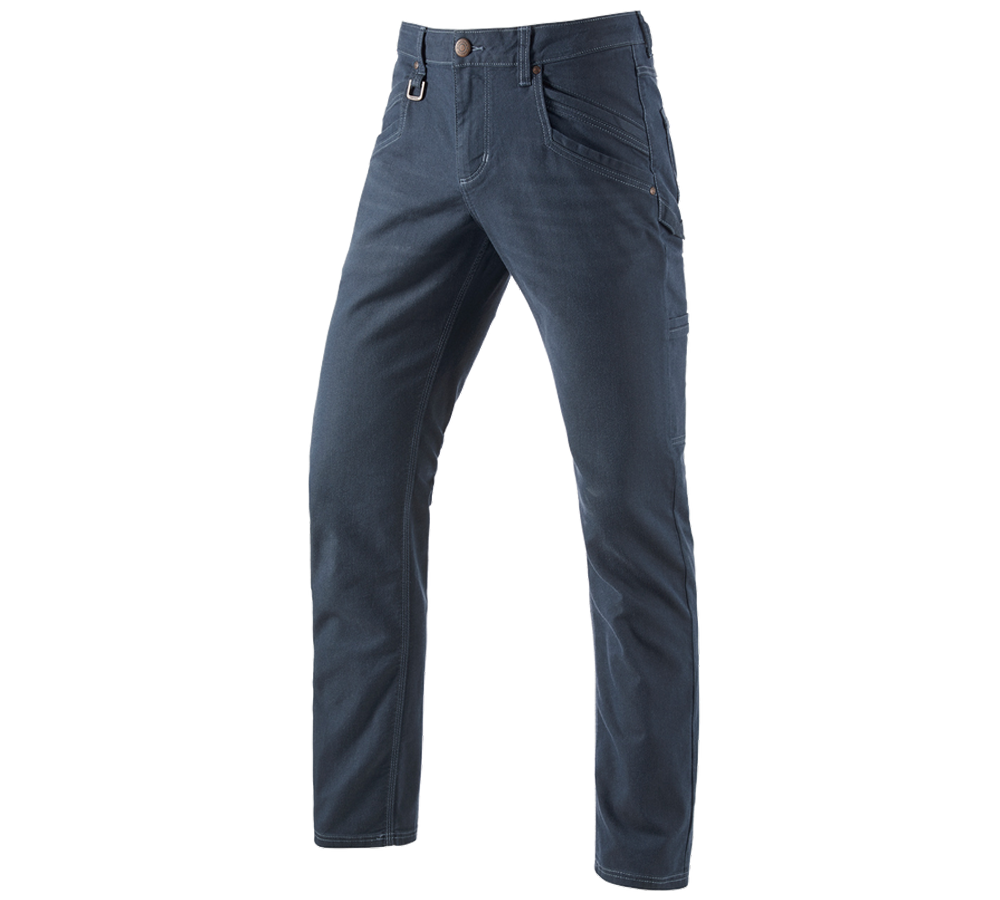 Arbejdsbukser: Multipocket-bukser e.s.vintage + aktissk blå