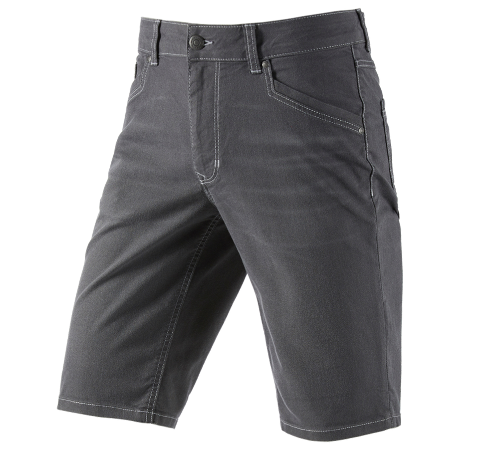 Arbejdsbukser: Shorts med 5 lommer e.s.vintage + tinfarve