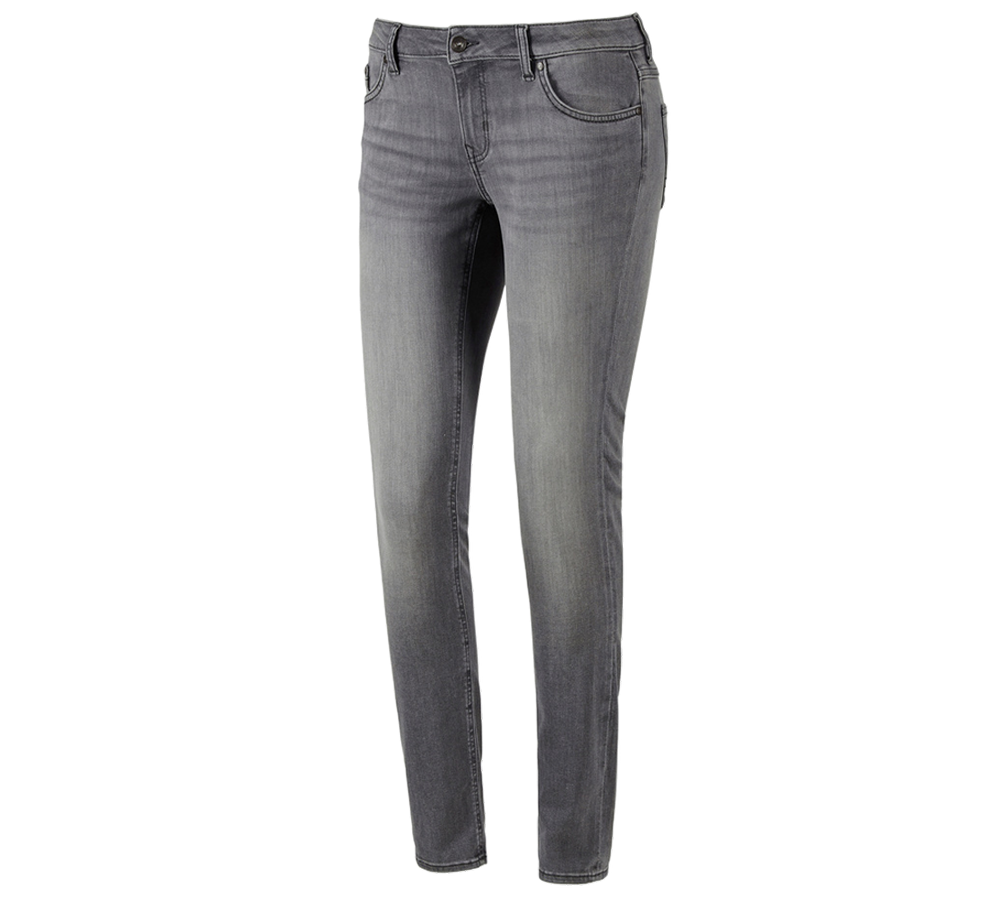 Arbejdsbukser: e.s. 5-pocket-stretch-jeans, damer + graphitewashed
