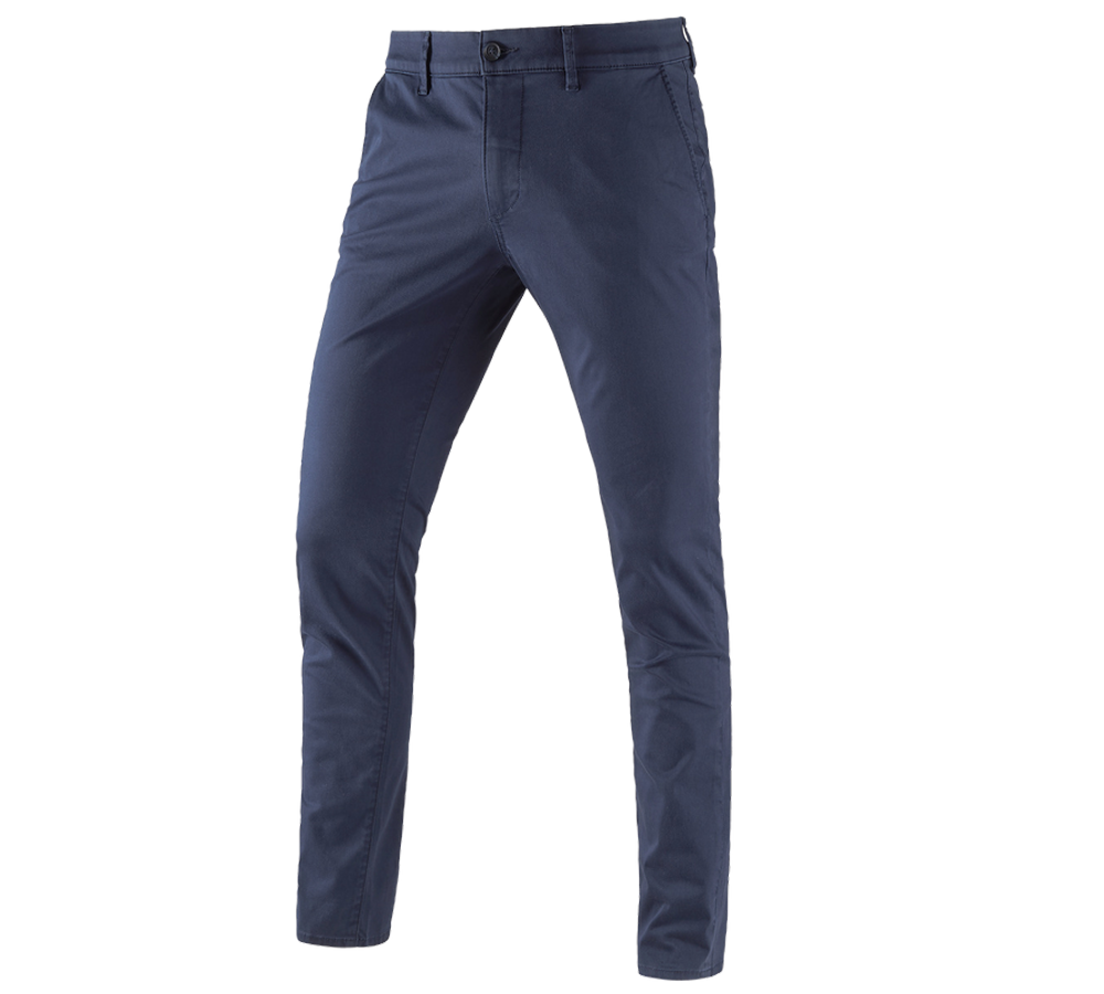 Topics: e.s. 5-pocket work trousers Chino + navy