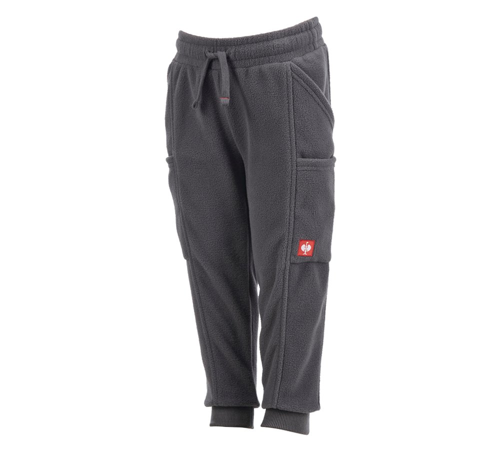 Accessories: e.s. Fleece Trousers,children's + anthracite