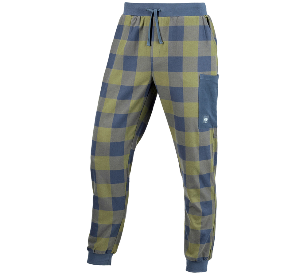 Accessories: e.s. Pyjama bukser + bjerggrøn/oxidblå