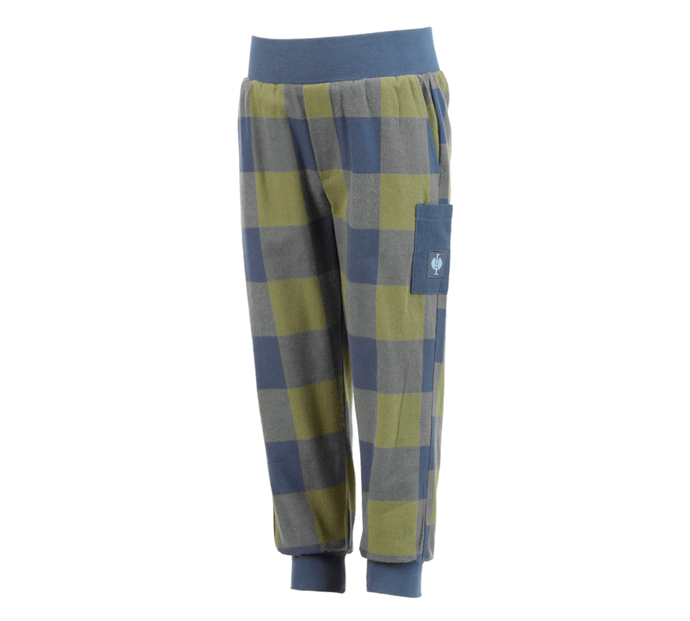 Tilbehør: e.s. Pyjama bukser, børne + bjerggrøn/oxidblå