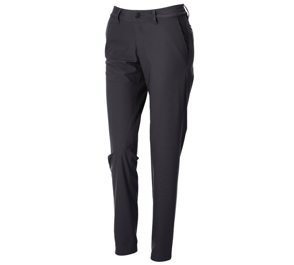 Clothing: Trousers Chino e.s.work&travel, ladies’ + black