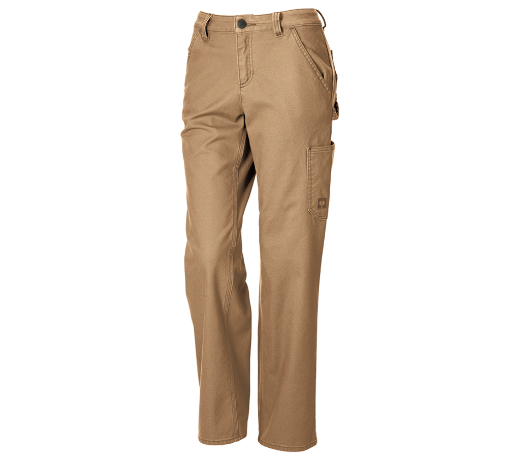 Work Trousers: Trousers e.s.iconic, ladies' + almondbrown