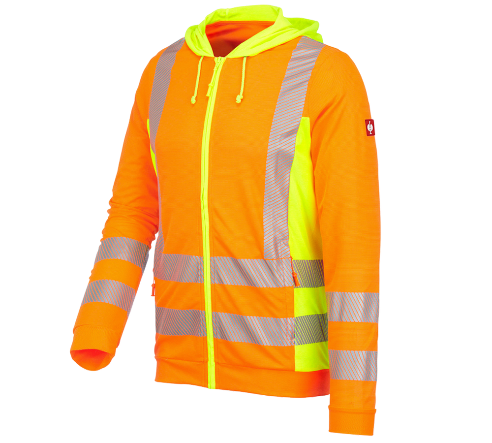 Arbejdsjakker: Advarselsfunktionshætte jakke e.s.motion 2020 + advarselsorange/advarselsgul