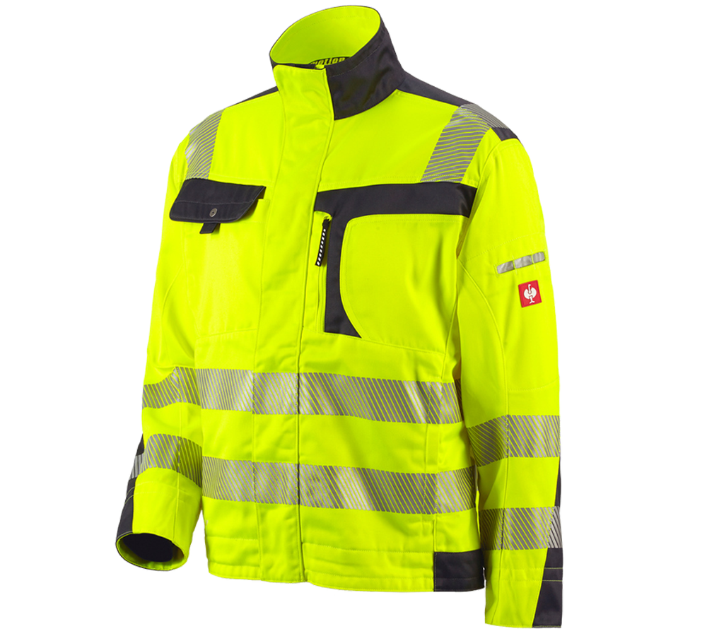 Topics: High-vis jacket e.s.motion + high-vis yellow/anthracite