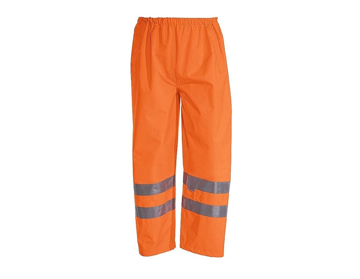 Work Trousers: STONEKIT High-vis trousers + high-vis orange