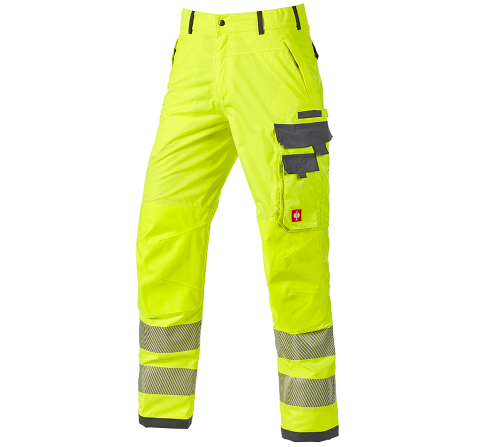 Topics: High-vis functional trousers e.s.prestige + high-vis yellow/grey