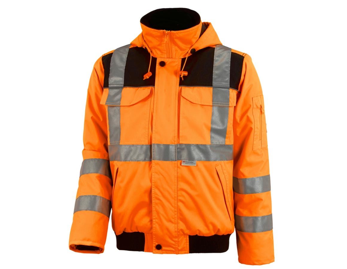 Topics: High-vis pilot jacket e.s.image + high-vis orange
