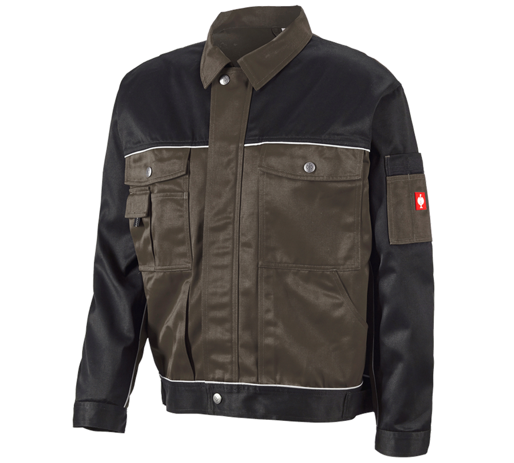 Plumbers / Installers: Work jacket e.s.image + olive/black