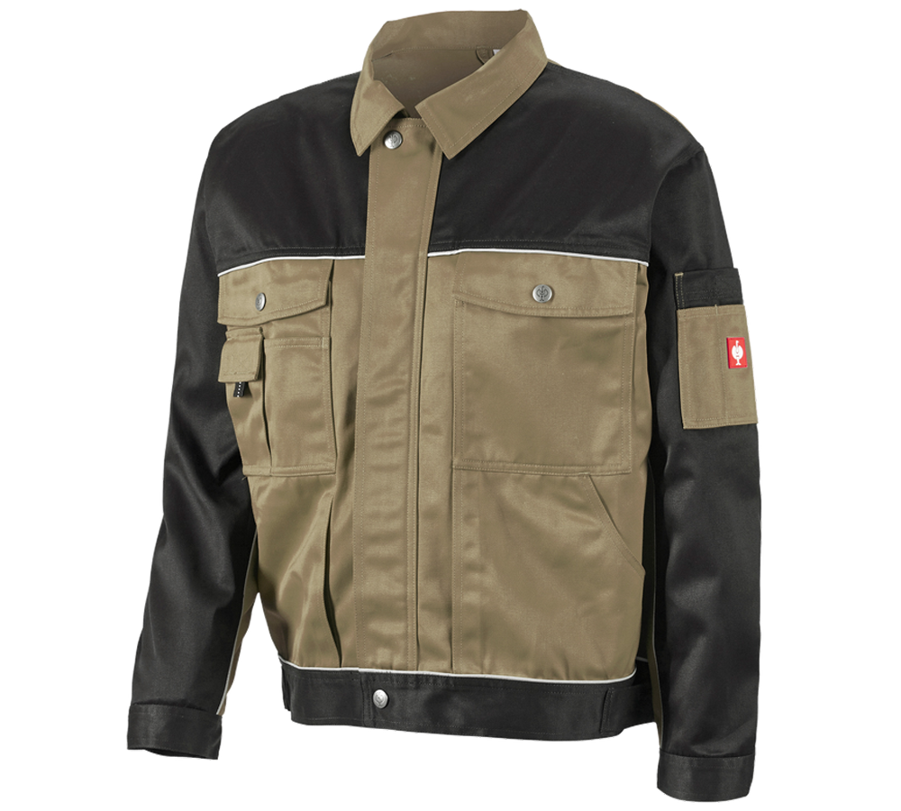 Plumbers / Installers: Work jacket e.s.image + khaki/black