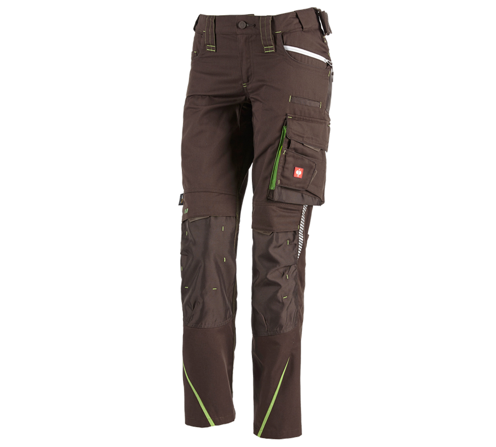 Gardening / Forestry / Farming: Ladies' trousers e.s.motion 2020 + chestnut/seagreen