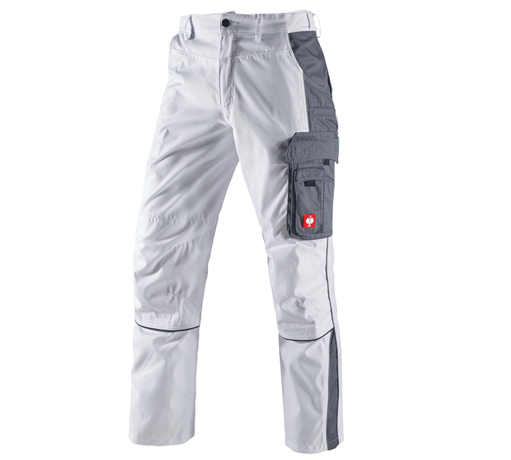 Gardening / Forestry / Farming: Trousers e.s.active + white/grey