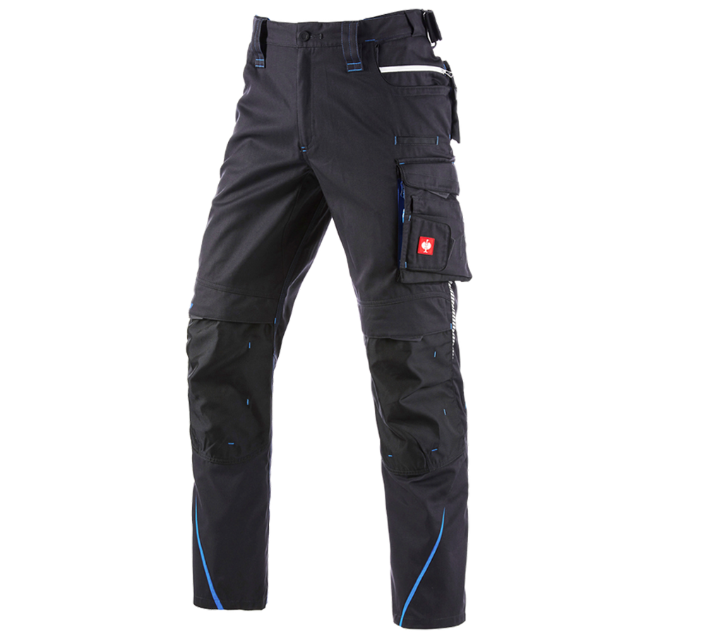 Plumbers / Installers: Winter trousers e.s.motion 2020, men´s + graphite/gentianblue