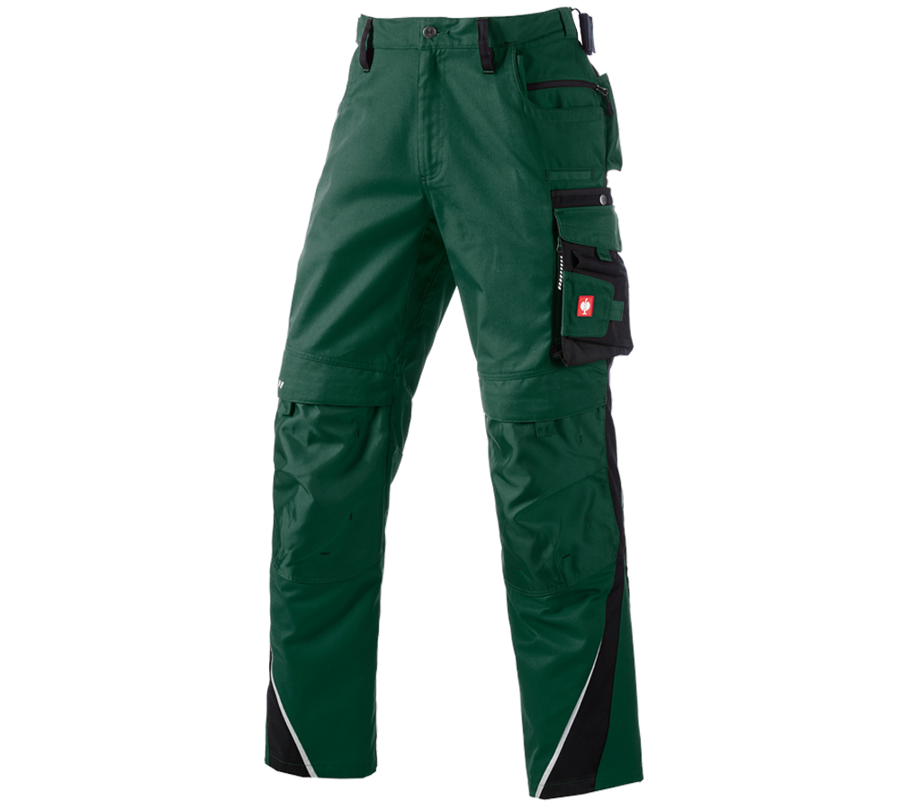 Cold: Trousers e.s.motion Winter + green/black