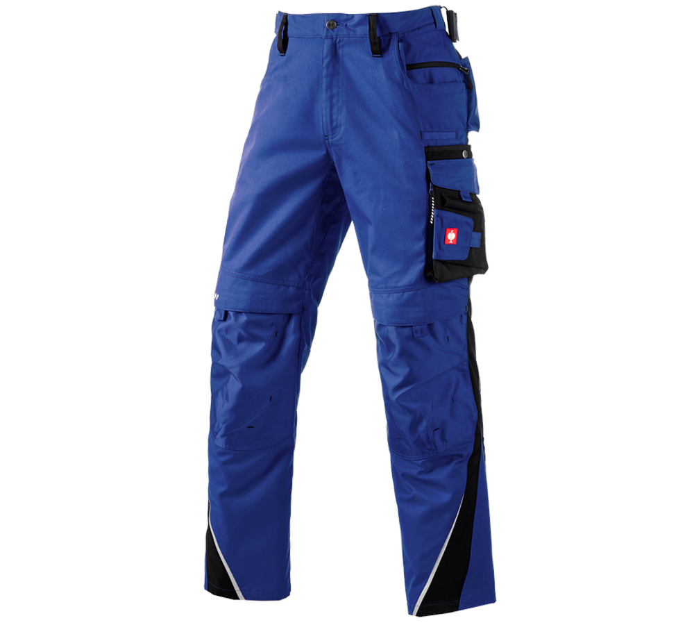 Tømrer / Snedker: Bukser e.s.motion + kornblå/sort