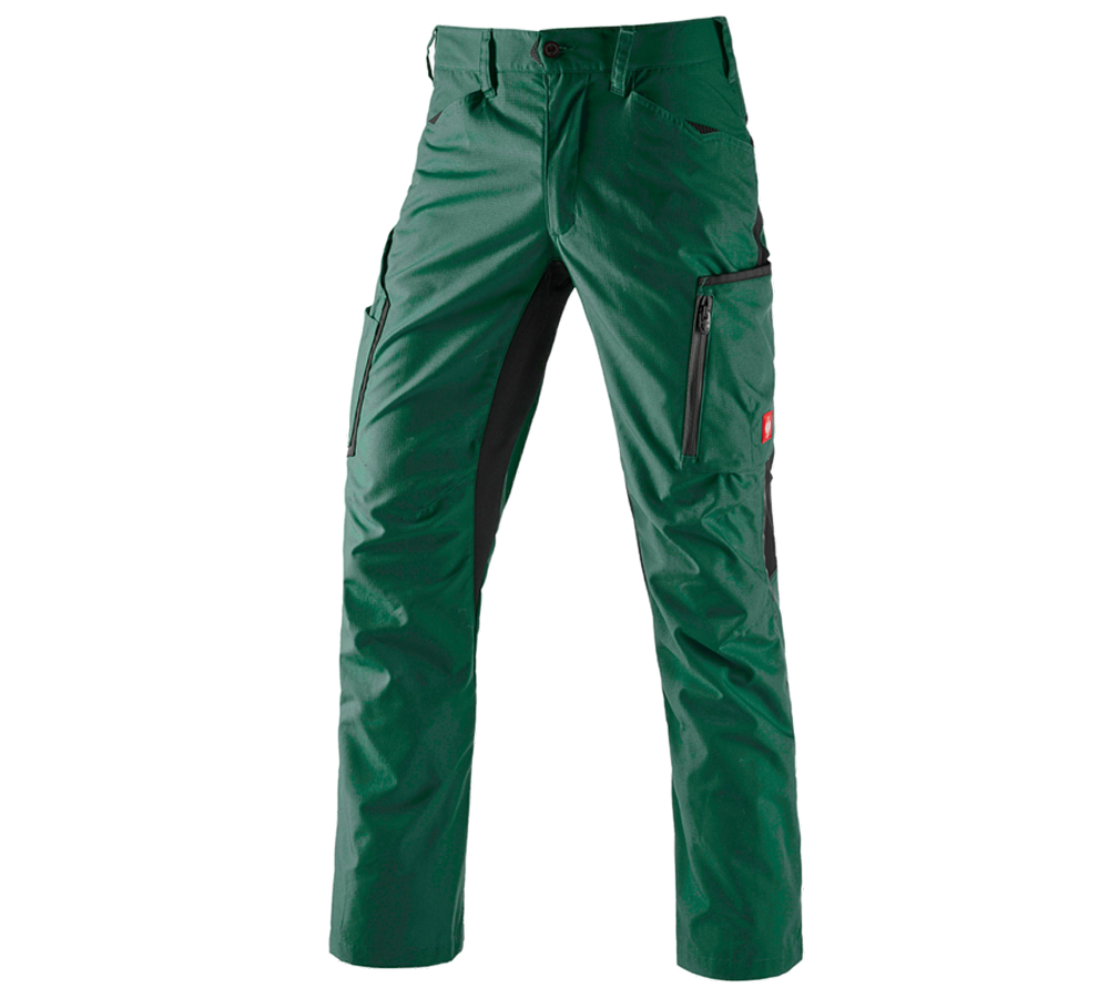 Topics: Trousers e.s.vision, men's + green/black