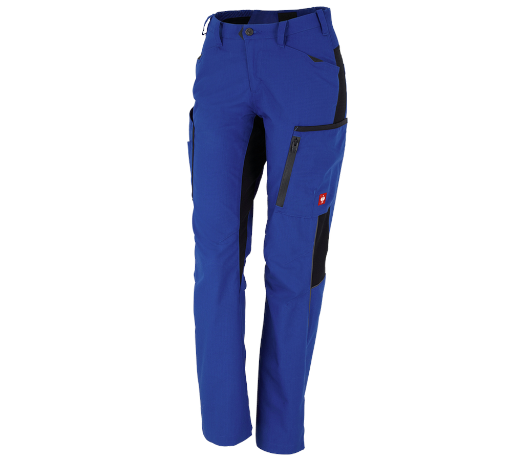 Gardening / Forestry / Farming: Ladies' trousers e.s.vision + royal/black