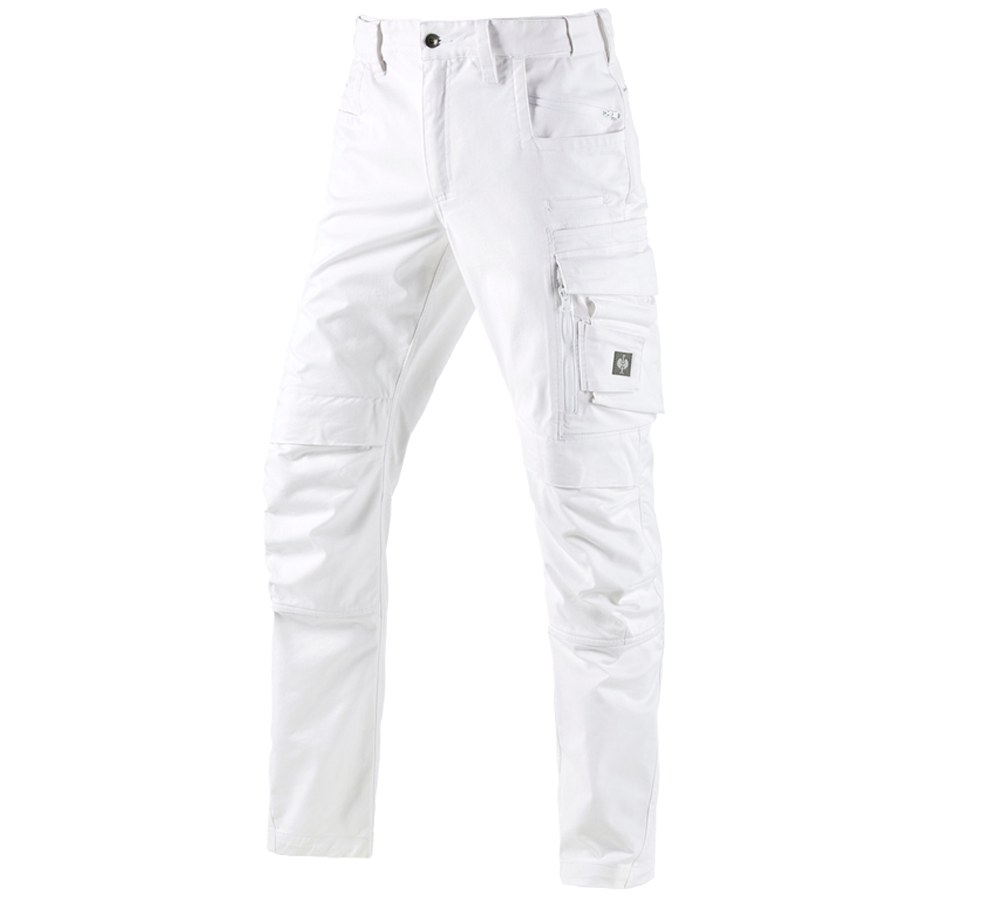 Plumbers / Installers: Trousers e.s.motion ten + white