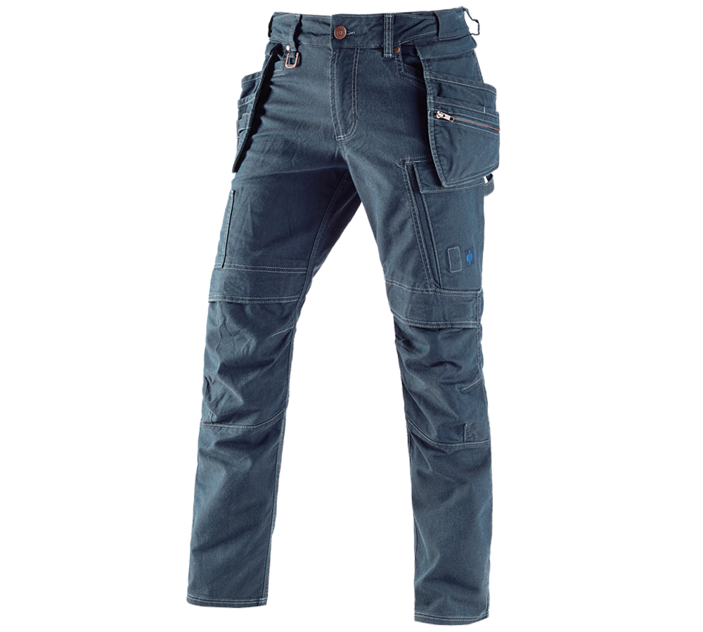 Tømrer / Snedker: Holster-bukser e.s.vintage + aktissk blå
