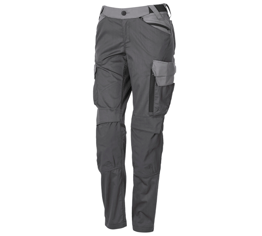 Clothing: Trousers e.s.trail pure, ladies' + carbongrey/basaltgrey