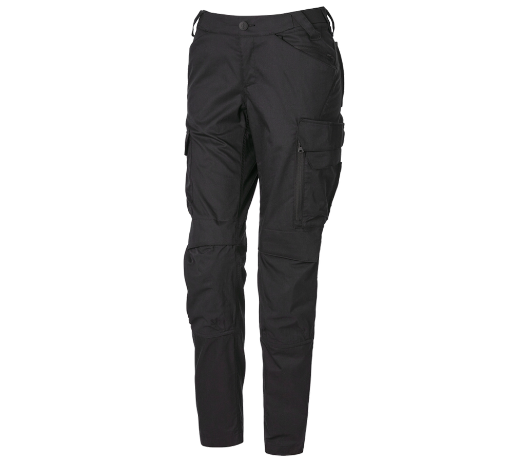 Clothing: Trousers e.s.trail pure, ladies' + black