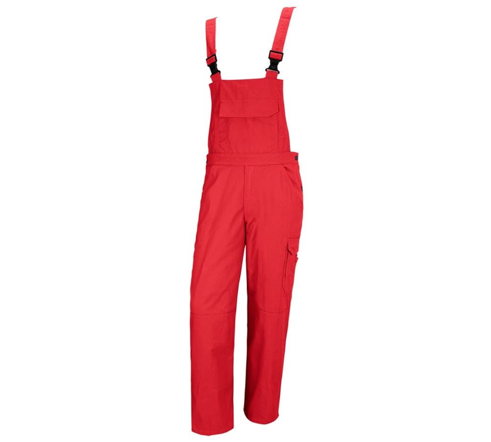 Work Trousers: STONEKIT Bib & Brace Aalborg + red