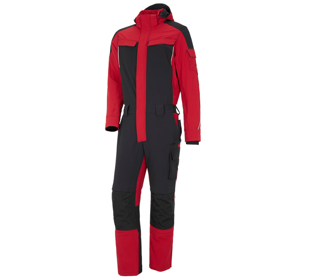 Overalls: Functional overall snow e.s.dynashield + fiery red/black