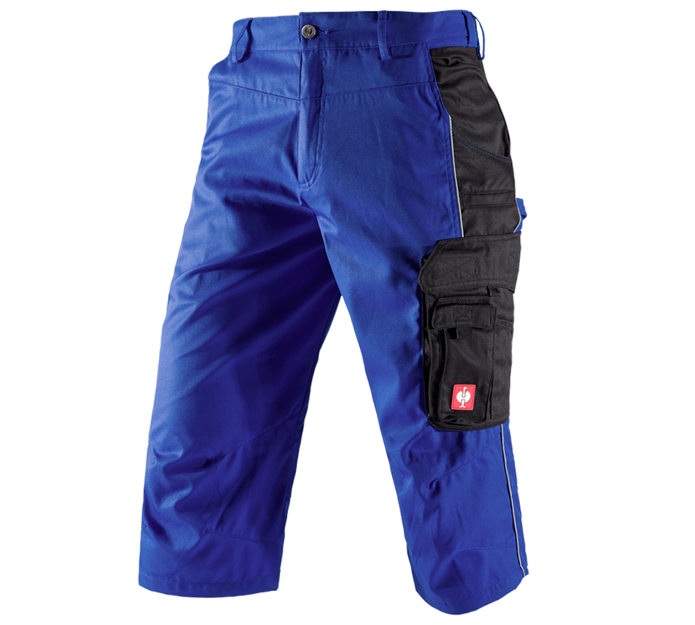 Joiners / Carpenters: e.s.active 3/4 length trousers + royal/black